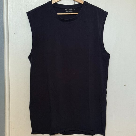 Le 31 (Simons) Sleeveless Top, Navy - Picture 1 of 3